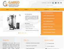 Tablet Screenshot of gargocorporation.com